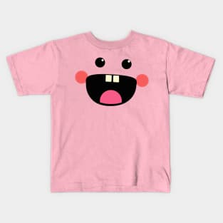 Funny/Weird/Cute Summer Kawaii Smiley Face Design Kids T-Shirt